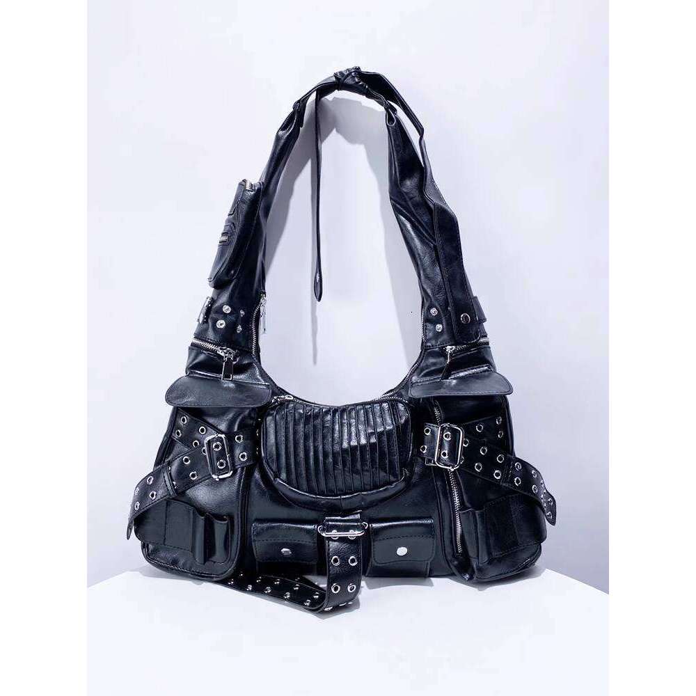 Niche de moto y k new style personnalité multi-poche texture haut de gamme épaule à épaule à bandoulière