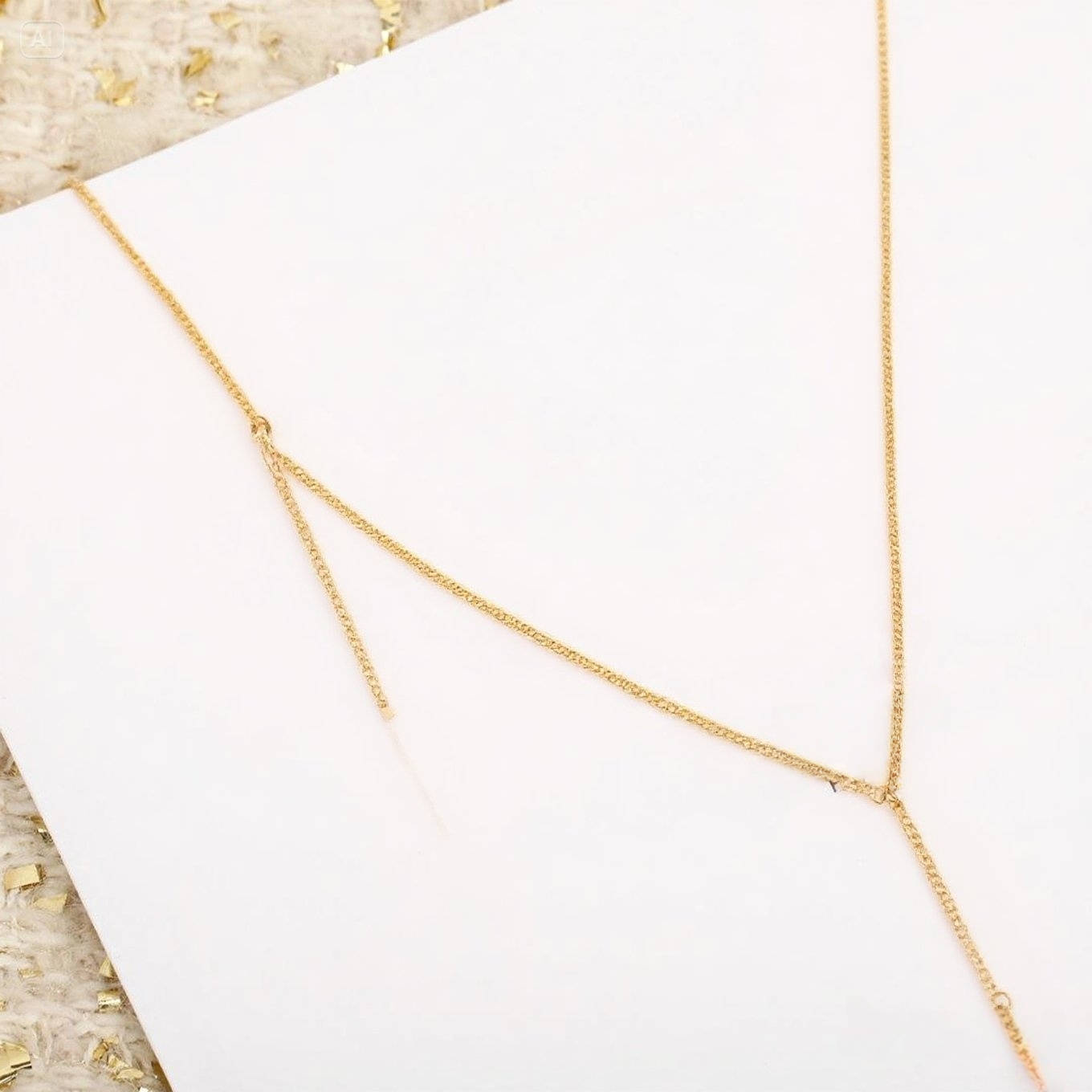 250615-4 Luxury necklace for women, master quality light pink mother of pearl, V gold ten flowers, comes with a perfect gift box