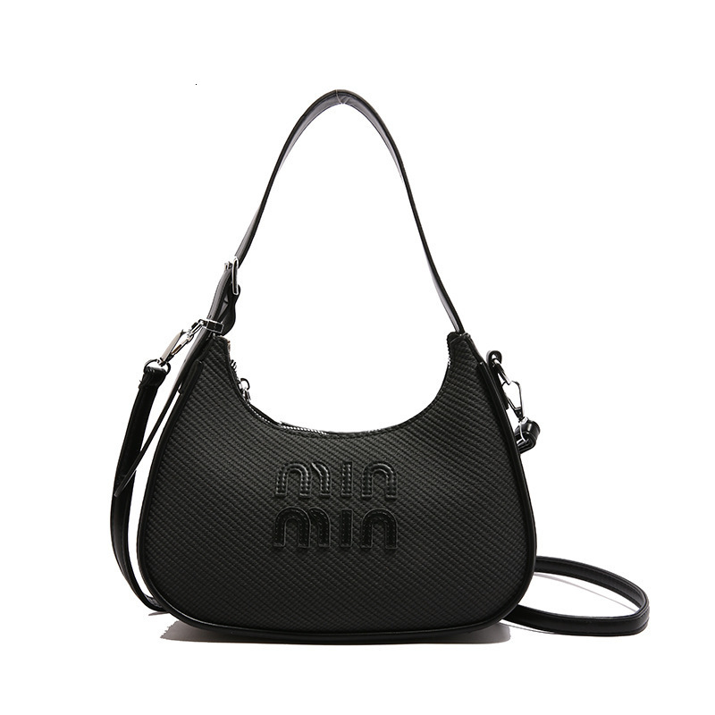 Fashionable and Simple Handheld Crescent Bag for Women 2025 New Korean Edition Spring Versatile Single Shoulder Women's High Texture Cross Shou