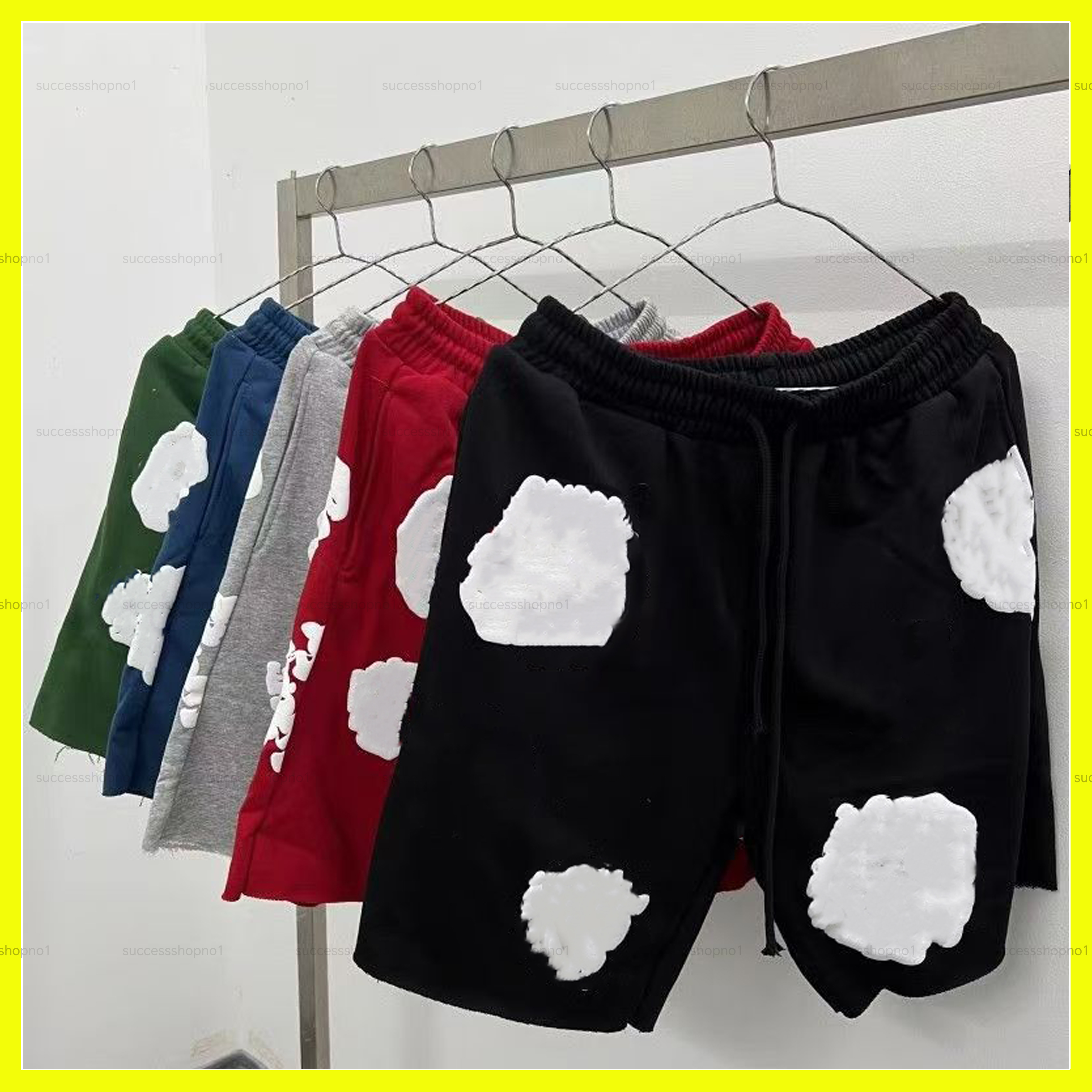 designer shorts mens Shorts Mens Womens Casual Short Pants Men Kapok Foam Printing Beach Shorts men high quality street hip hop Shorts US Size S-XL