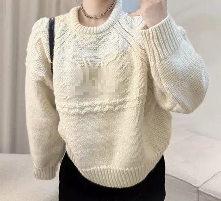 Nouveau automne et hiver en trois dimensions en trois dimensions en trois dimensions, un pull de créateur, un pull et un manteau