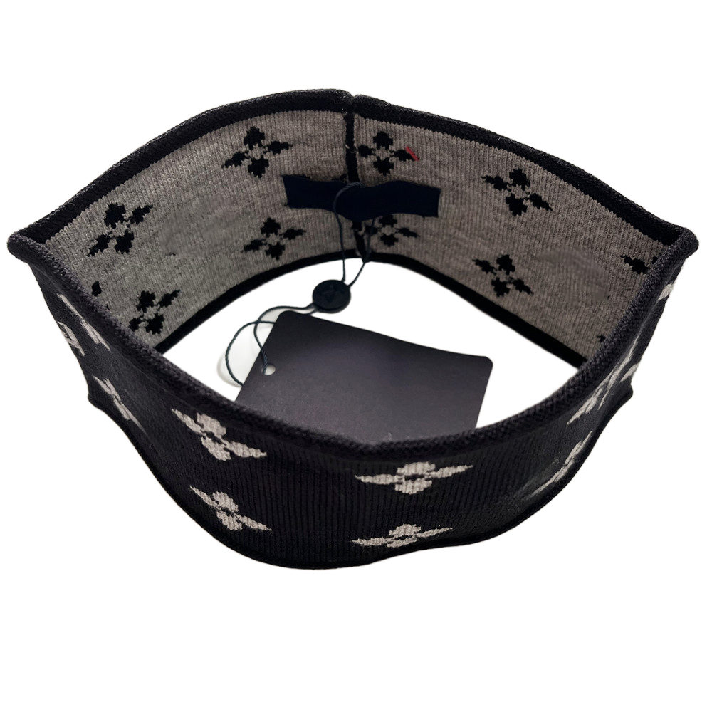 Banie Femmes Treat en tricot Bouchette en laine chaude Cross Bandons tricot taillé avec bouton pour les concepteurs de protection de l'oreille Ma
