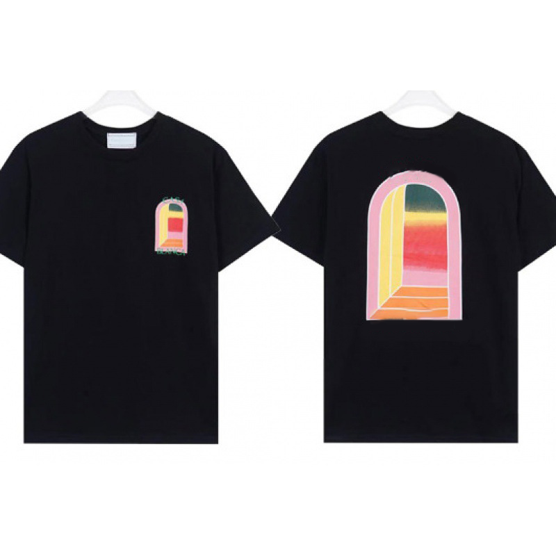 Casasblancolys Men's T Shirt Designer Women's New Casaity Style Clothes Letter Printed Fashion Brand Casual Loose Fit Summer Graphic Tee C