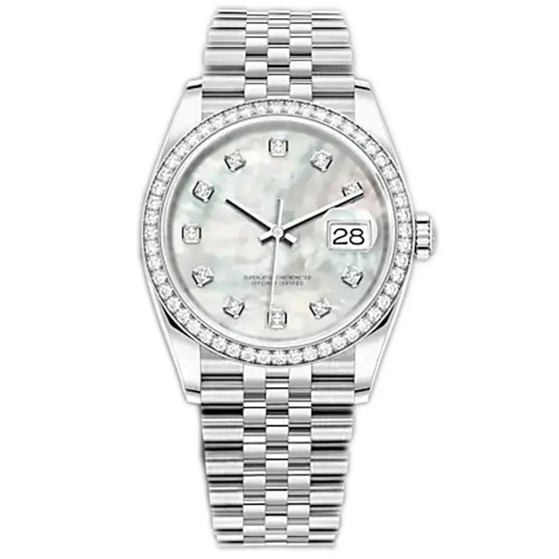 U1 TOP AAA Luxury Watch Designer Classic Diamond Diamond Ladies Day Date Just Watch Jubilee 2813 Sapphire Automatique mécanique de haute qualité
