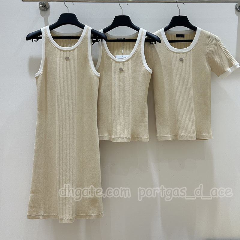 Femmes de luxe en tricot tricoté Designer Sexy Slim Slim Fit Gest Joters Summer Summer Street Street Sporty Tennis Knits Birthday Robe
