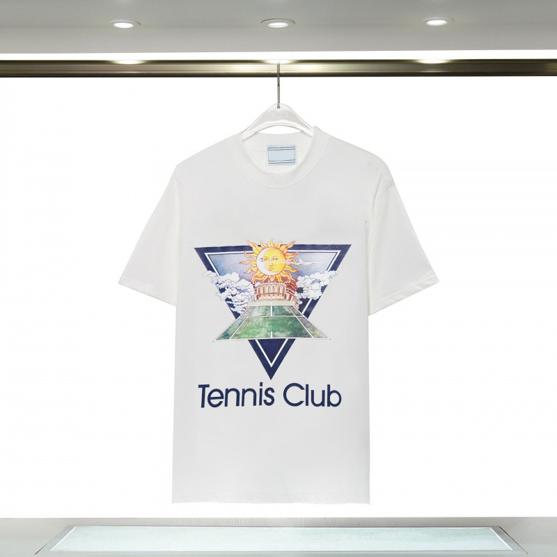 Casas Shirt Designer Tshirt Men Women New Style Clothes Classic Letter Printed Fashion Brand Casual Loose Fit Summer Graphic Tee High Street Hot Sal