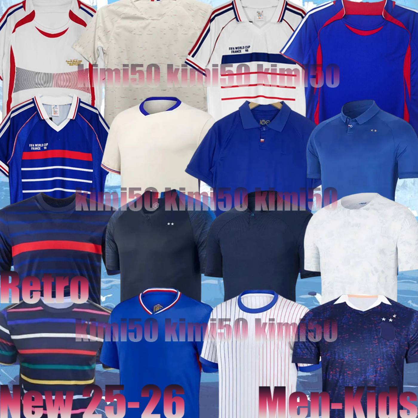 french POGBA final Maillots de football 18 19 20 21 22 23 24 25 26 Soccer Jersey BENZEMA Football shirts MBAPPE GRIEZMANN mens kids kits shirt TC-image-941812302