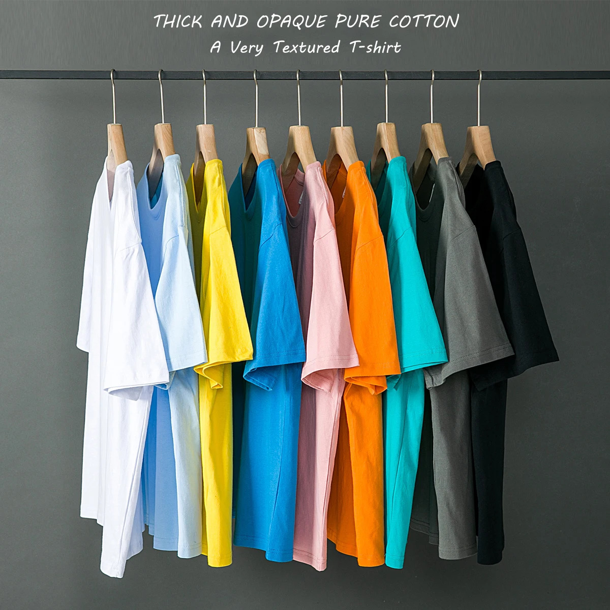 Candy Color Pure Cotton Short Sleeved T-shirt With Trendy Men Women Summer Round Neck Solid Color Bottom Tshirt Couple Tee 250614