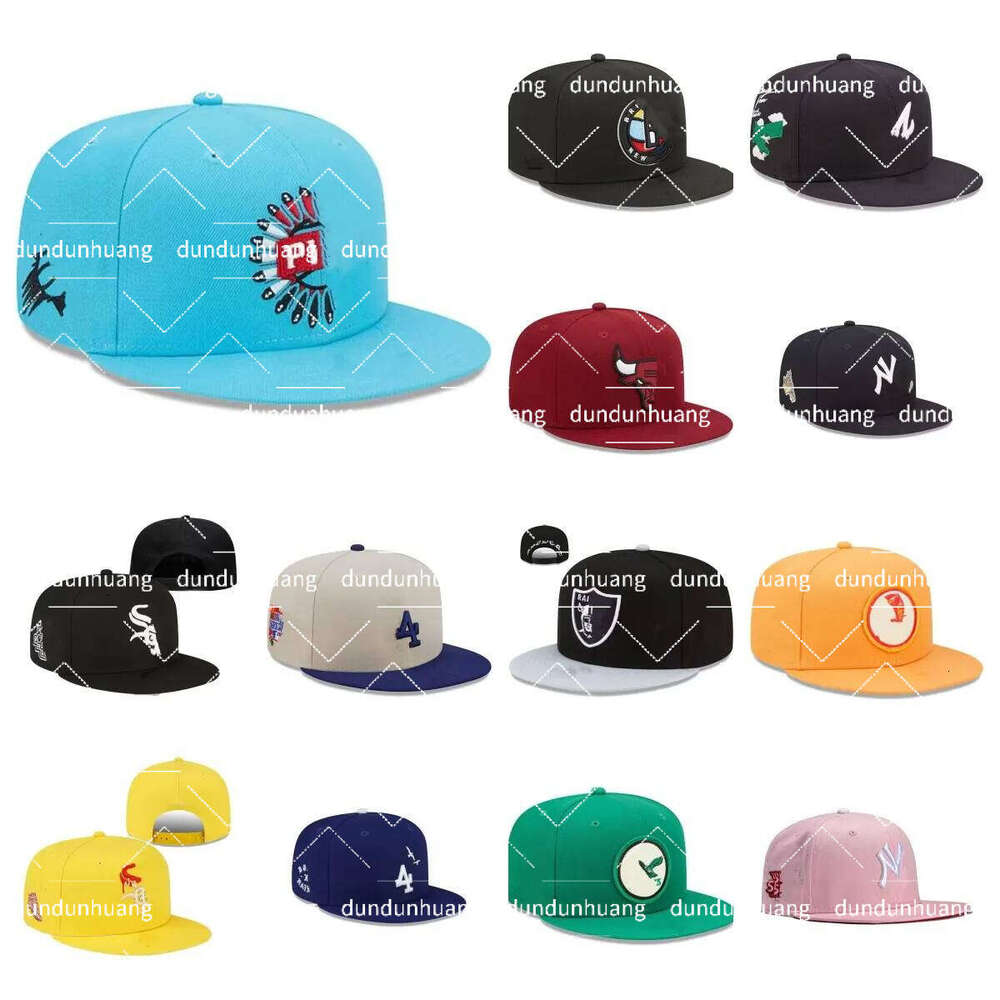 Newest Snapbacks hats Adjustable Designer Baseball Flat hat All Team unisex Embroidery Football Caps Outdoor Sports flex Hip Hop Fitted Beanies Mesh