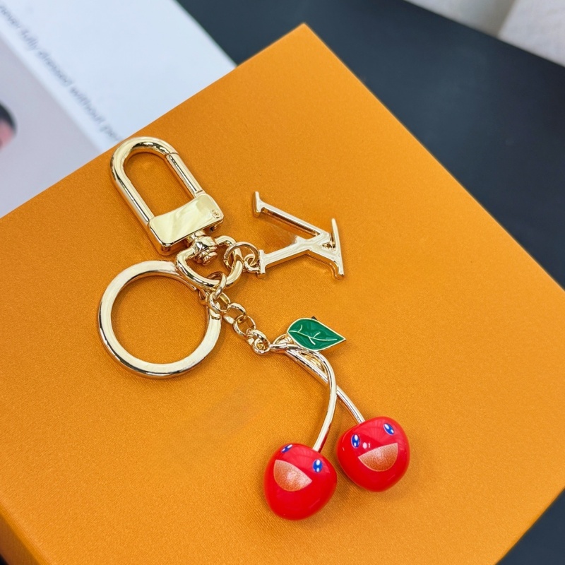 Kevings de créateurs porte-clés à la mode et classiques coiffures de cerises pendentifs de sac charmant cadeau de haute qualité avec botte 001