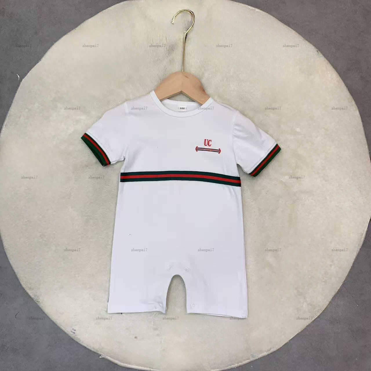 Top newborn jumpsuits POLO shirt design toddler romper designer Baby clothing Short sleeve infant bodysuit A135X04N080-a-image-1062367352