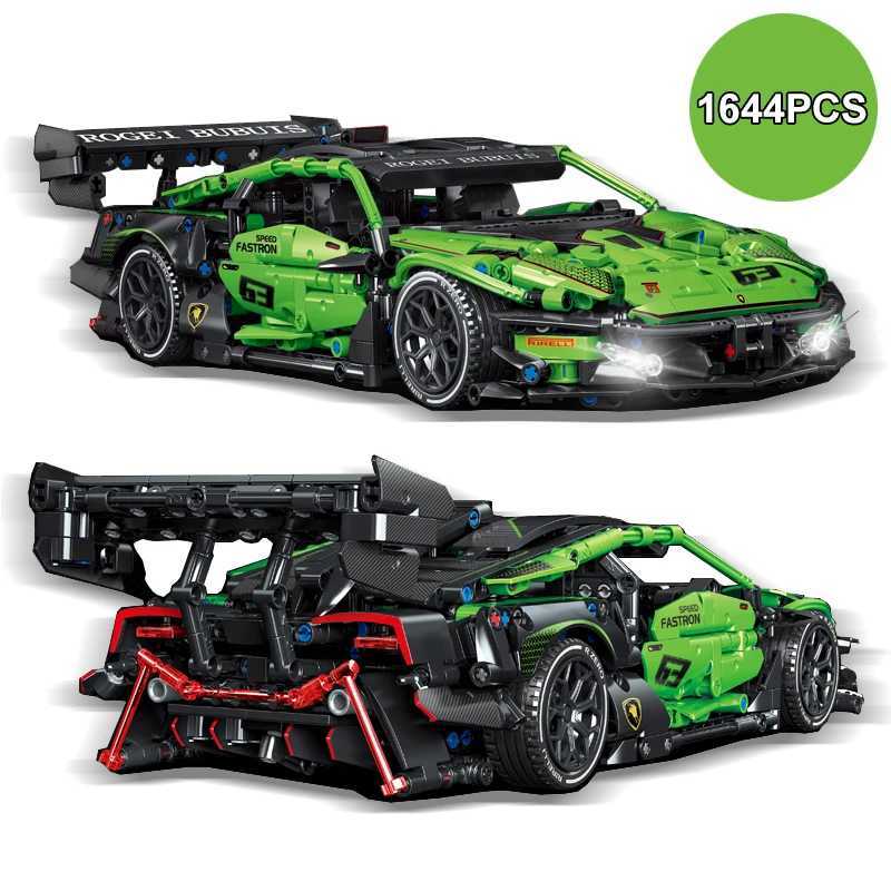 2024 New Technical Lamborghini Racing Car Building Blocks Model Assemble Ci Sports Vehicle Bricks Toys For Adults Kids Gifts M260309-image-1096809556