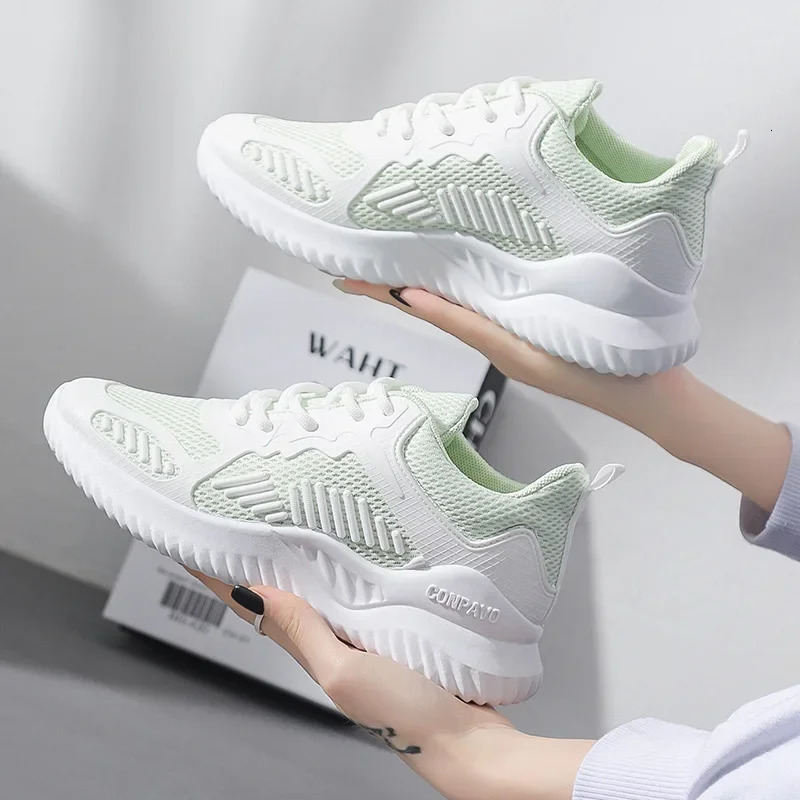 Spring Trend Shoes for Women Sneakers Chunky Lace Up Casual Running Shoes Women Summer Mesh Vulcanized Shoes Zapatos Mujer 250614
