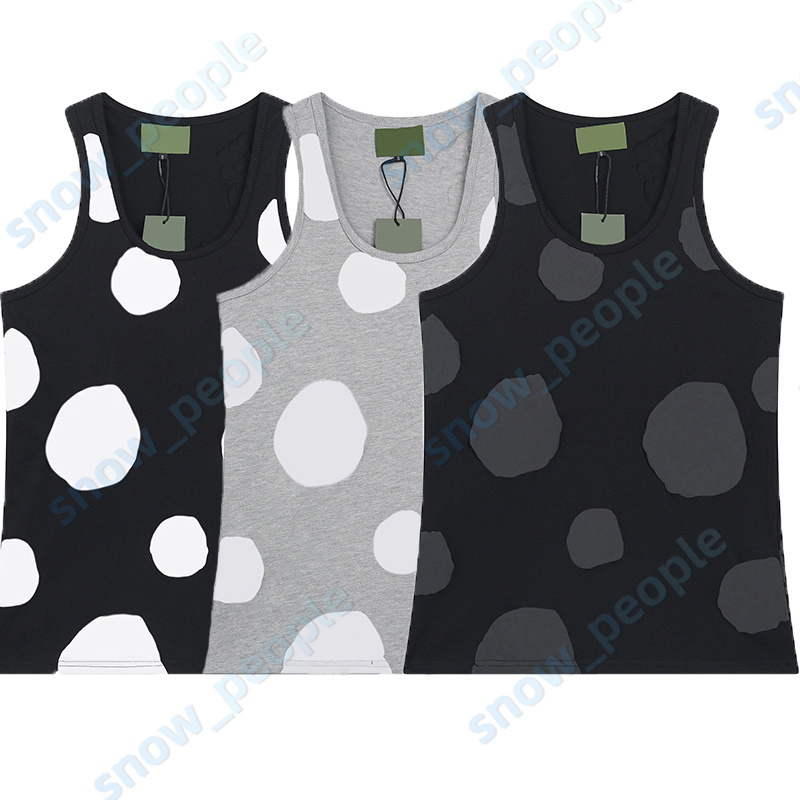 Designer Mens Foamed Printed T Shirts Men Womens Sleeveless Tees Summer Loose Fitting Tops Mens Sport Tank Size S-XL