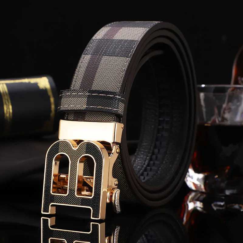 Top Mens Luxury Designer Belt For Men And Women With Gold Cintura Ceinture Luxe Silver Buckles Striped Double Sided Casual Style Papercut Width 3-image-943625722