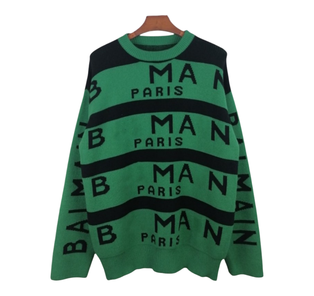 Designer Women's Sweaters Paris Designer Womens Woollen Sweater Knitting Pullover Paris High Quality Flocking Classic Style Luxury Men's S