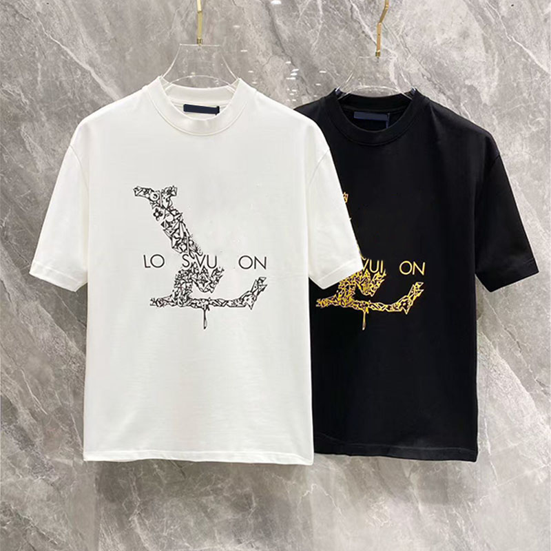 Designer Men&#039;s T Shirt for Mens Womens Shirts Fashion tshirt With Chest Letters Printed Casual Summer Short Sleeve Man Tees Tops Woman Cloth-image-845752347