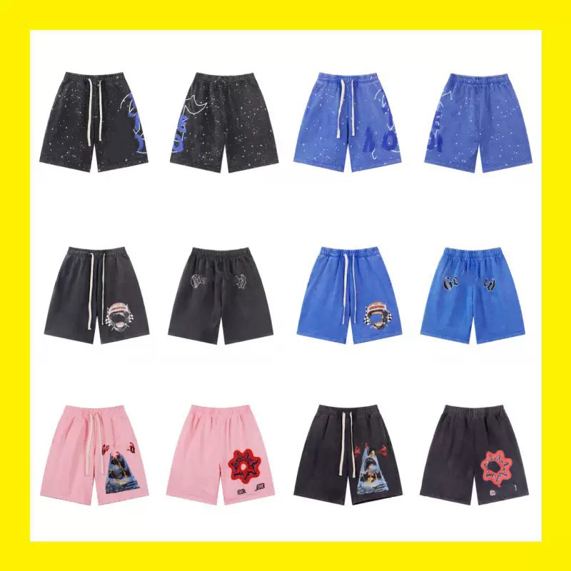 Designer des shorts masculins 2025 New Splash Ink Ink Cotton Circle Shorts shorts Jogger Shorts mode Shorts de fitness Men de gymnastique d'été p