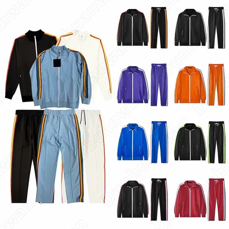 Mens tracksuits palms hoodies trousers set designer hoodie pullover streetwear sweatshirts cardigan sports suit embroidery letter decoration Hood