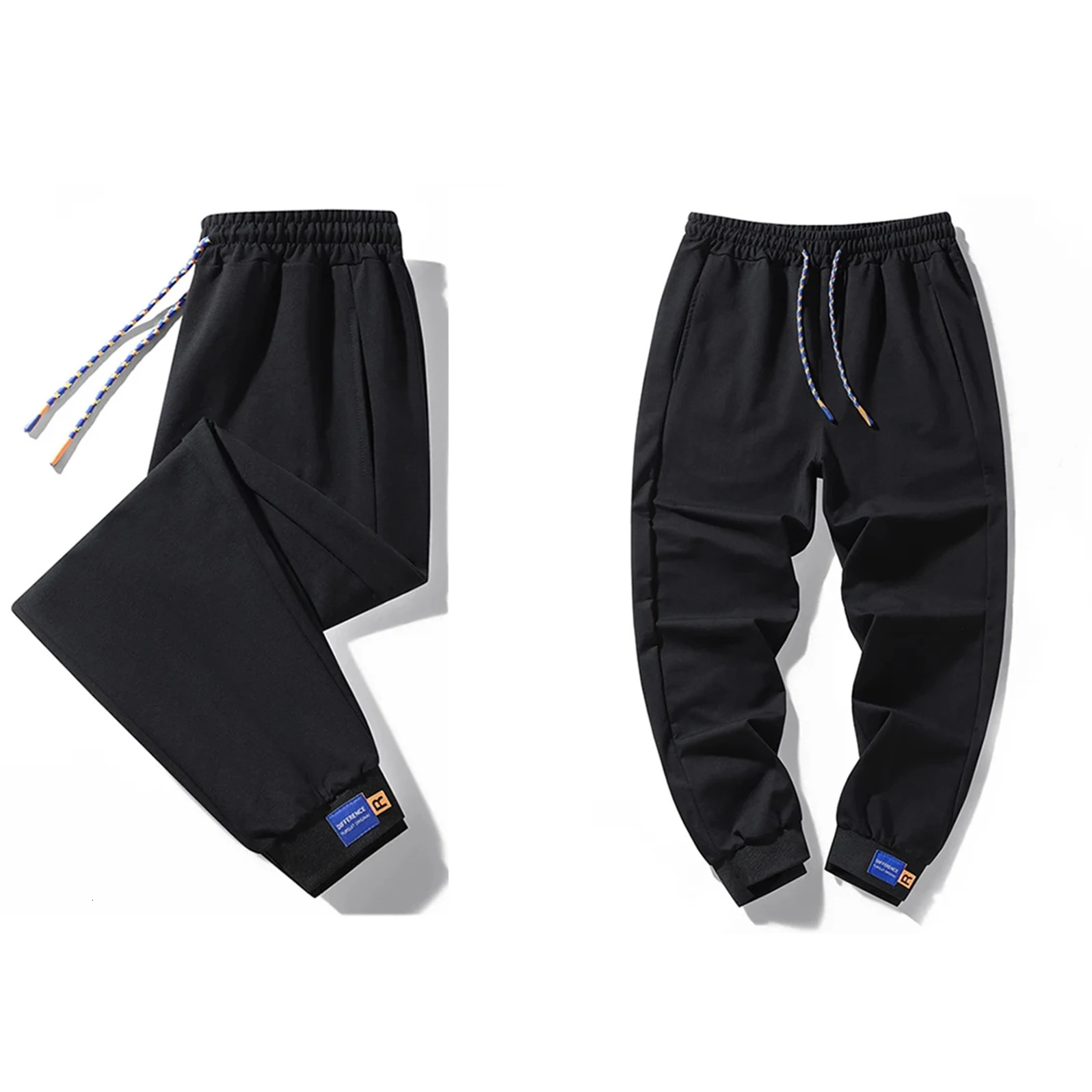 TRAF Spring And Autumn Men Fashion Solid Color Cuffed Pants Casual Versatile Sports Sweatpants Loose Trousers 250618