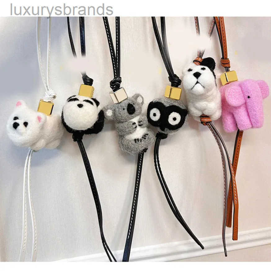 Designer Keychains Designer Bag Charm For Women Koala Owl Animals Fashion Bag Pendant Mens Designers Leather Bagcharm Ornament Key chain With Box gi