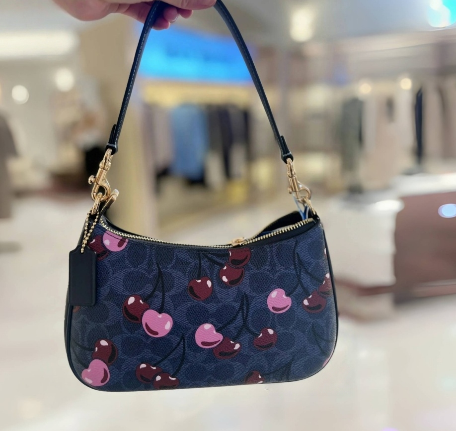 Evening Bags Hobo 5A Designer vintage takashi murakami bag cherry TM women s designer bags denim totes handbag pochettes wallets purse messenger cha