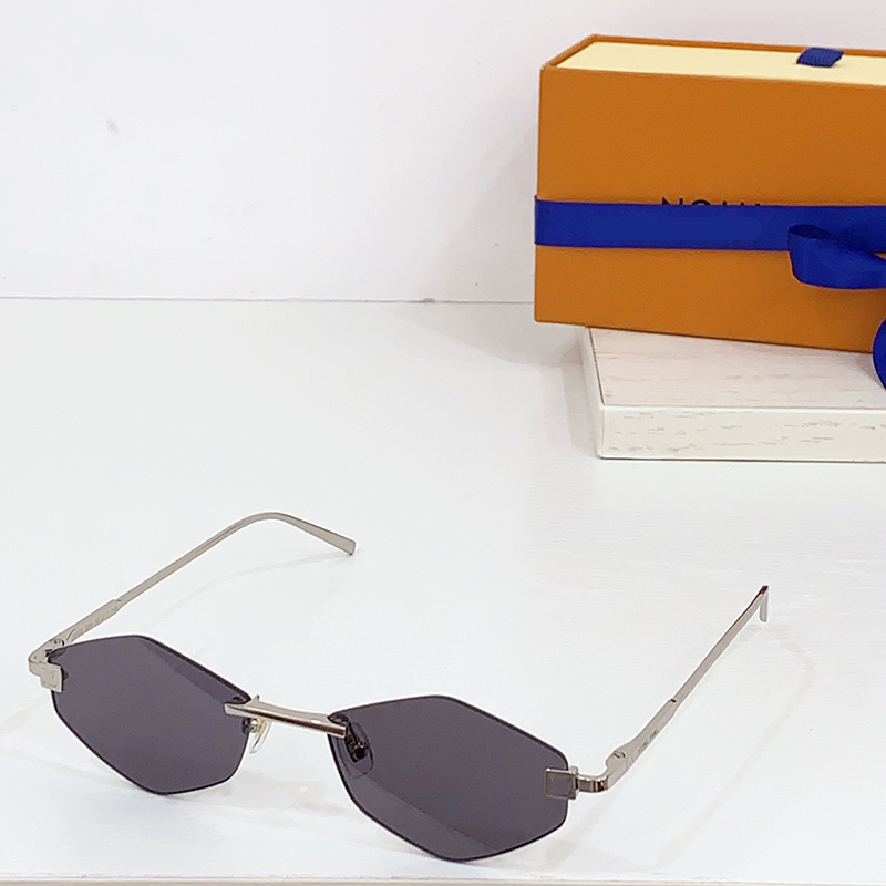 Designer Sunglasses For Women rimless sunglasses men sunglasses metal frame gradient lens sunglasses luxury brand stage performance must have sungla