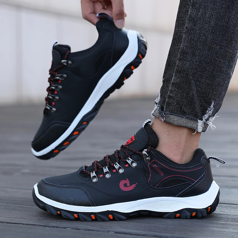 Summer Mens Low Cut Single Shoes Fashionable Plus Size Mens Shoes Wear-resistant Anti Slip Casual Sports Hiking Shoes 250614