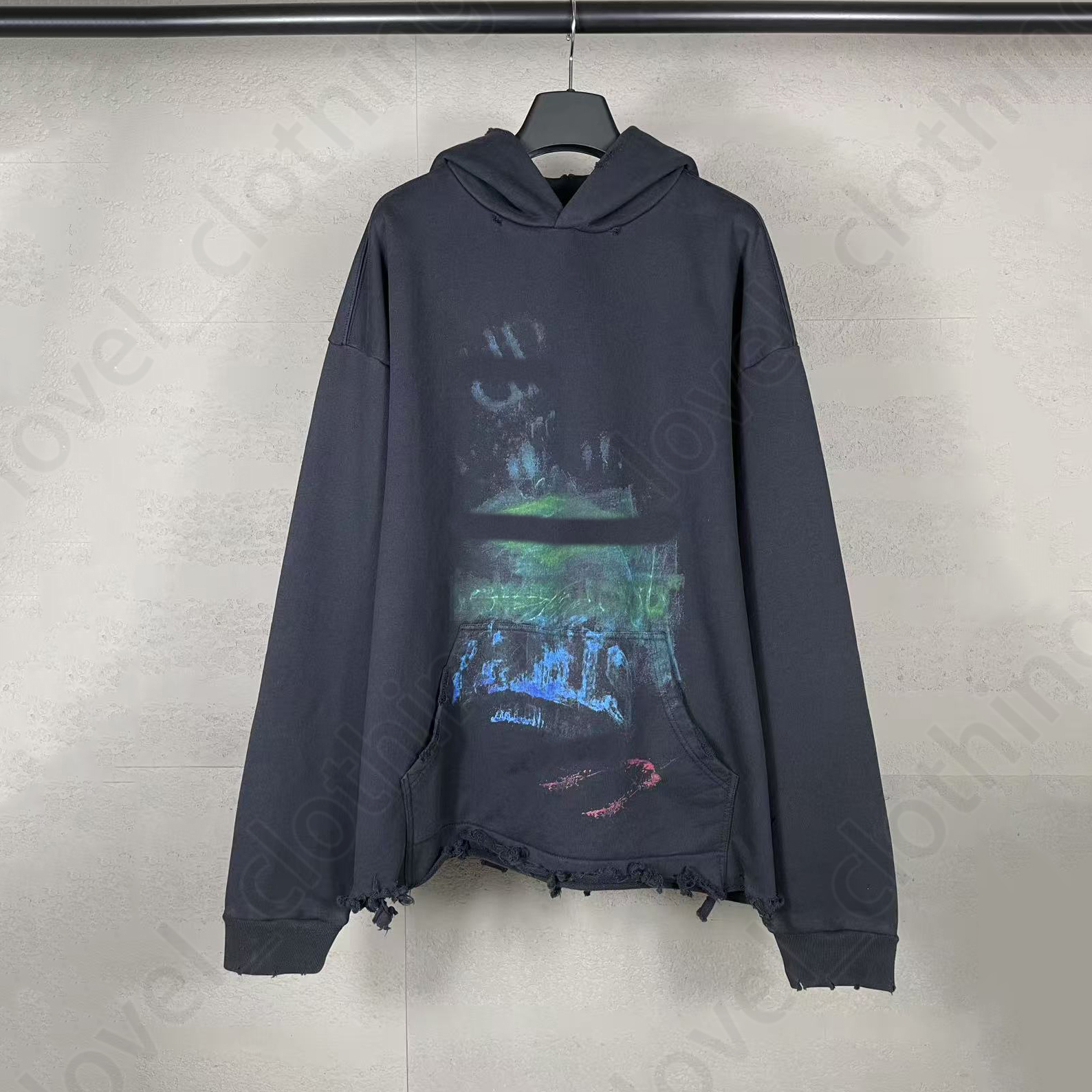 balenchiaga hoodie Designer hoodie hoodies mens designer jumper sweater sweatshirt women sweaters jumpers for men cotton pullover embroidery letter