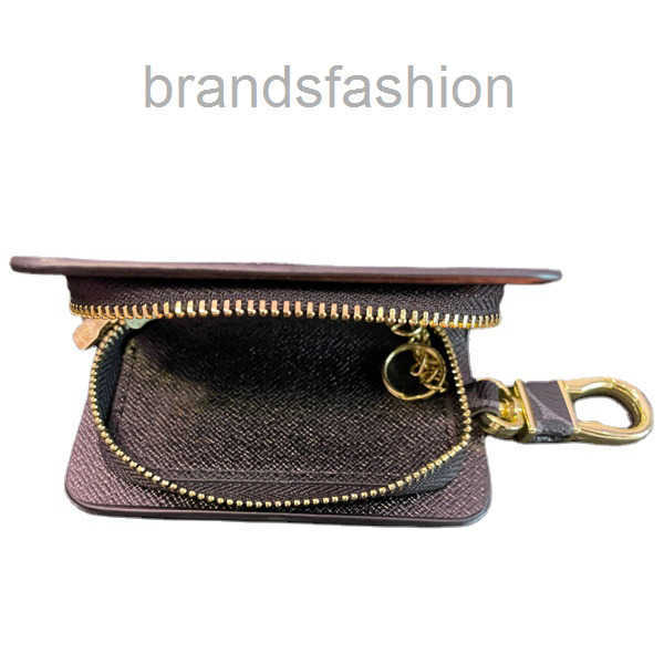 Fashion Designer Key Pouch Mini Wallet Womens Key Purses Mens Keychain Ring Credit Card Holder Coin Purse Luxury M62650 M80879 with box wallet Purse