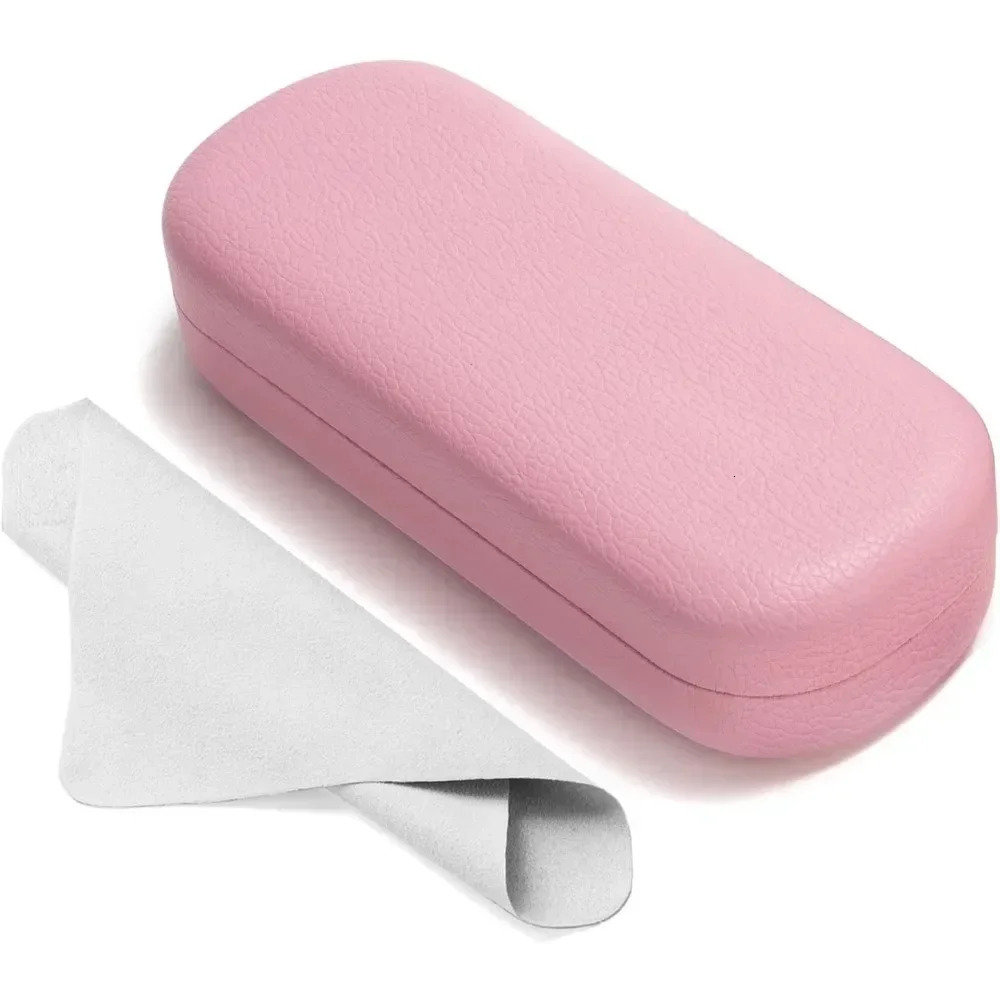Glasses Case Large Hard Shell Eyeglasses Case PU Leather Protective Case for Sunglasses Eyeglasses 250618