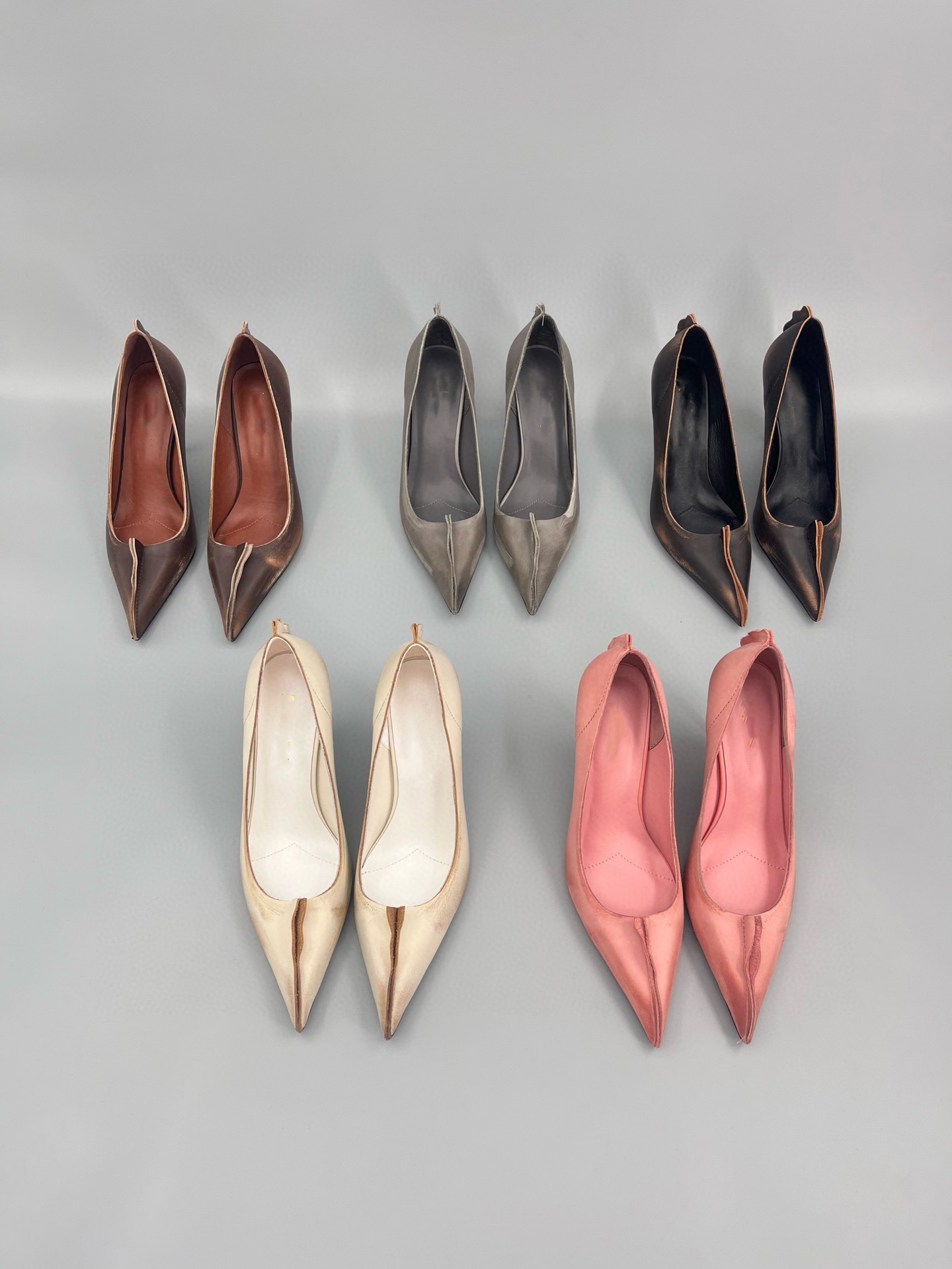 2025 High Heeled Loafers for Women Featuring Stylish Stones Available in Multiple Sizes (35-41)