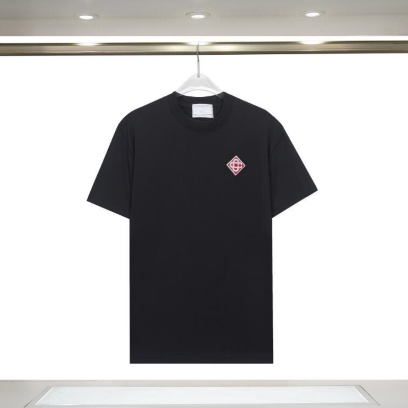 Summer New 2025 Hotsales Designer Mens Luxury Brand Womens Embroidery Cotton Casual Tee Chrome Short Sleeve Hip Hop Streetwear Breathable T-Shirt As