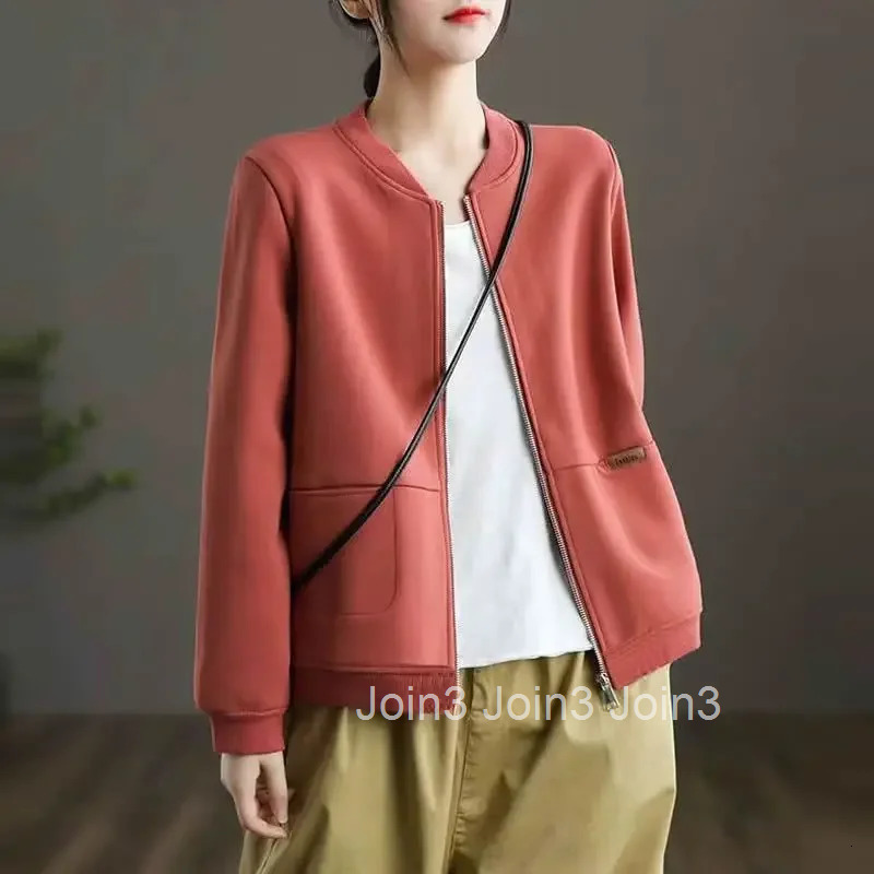Womens Cargo Bomber Jackets Spring Autumn Short Great Luxury Female Baseball Coats Vintage Casual Pretty Demi-season