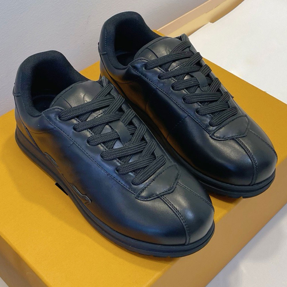 BUTTERSOFT Sneaker 1AIKEL mens designer sneakers womens casual bread shoes Black Soft Lambskin Plain calf leather 2025 mens show Signature details s