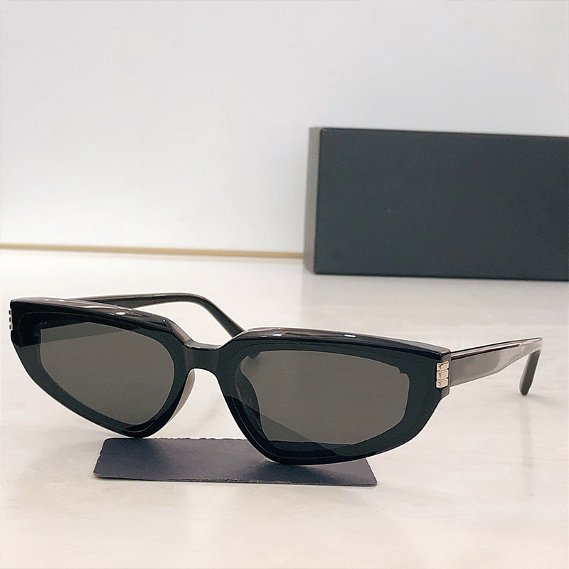 Spradat Symbole Black Acetate Grey lens Designer Sunglasses For Women trendy street shooting sunglasses luxury brand Sunglasses leisure vacation Gla