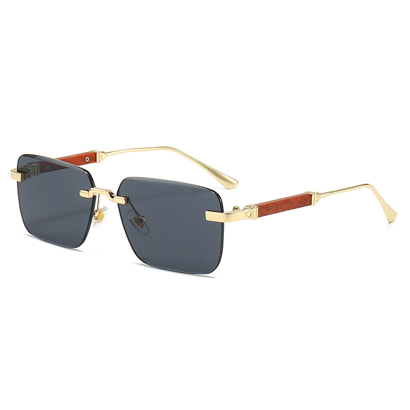 Sunglasses Men Women Luxury Designer Sunglasses Women Goggles Black Fashion Polarized Sunglasses Framless Driving Shades Male Eyeglasses Sun Glasses