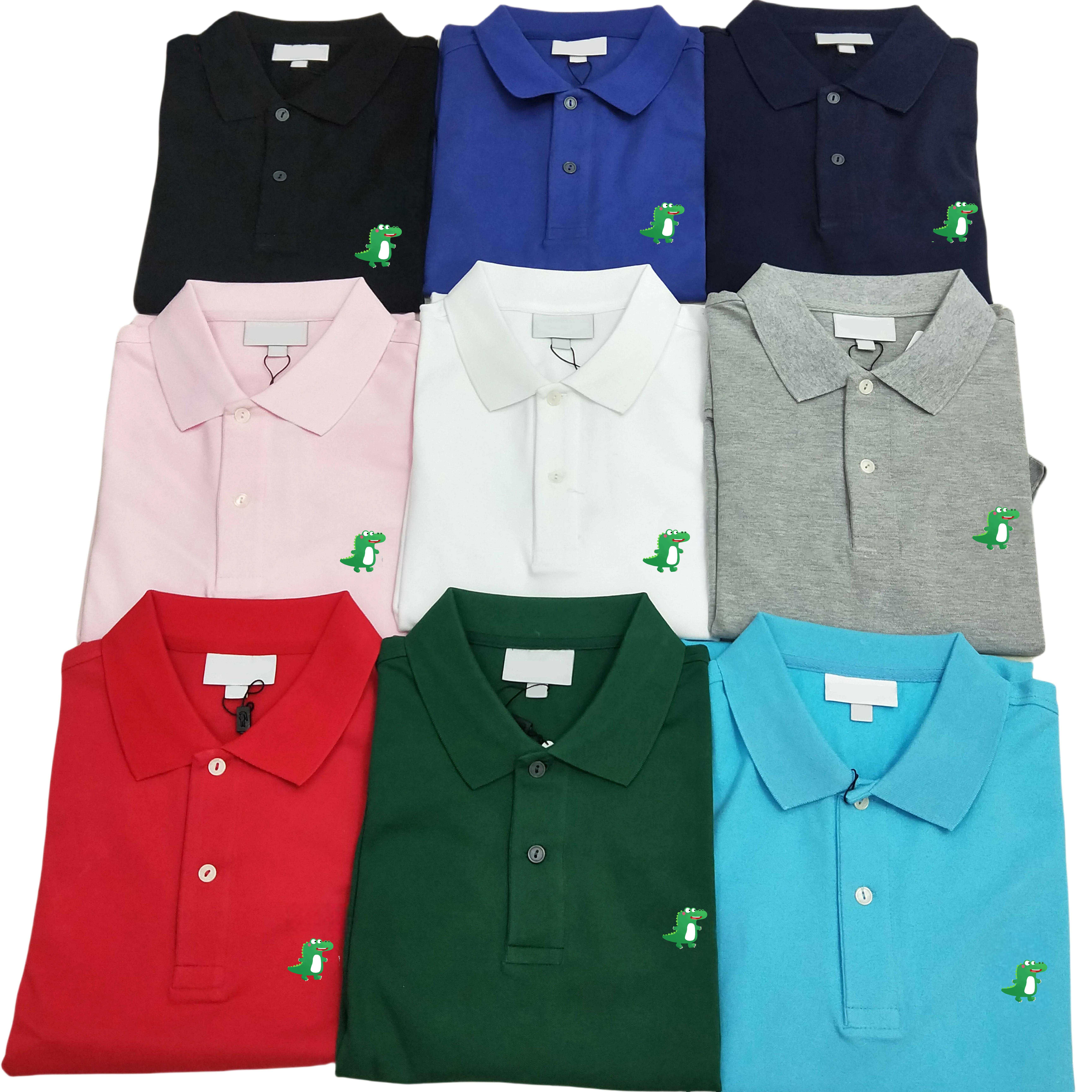 Hots Designer Brands Mens Top Tees Summer Casual Man Women Unisex Fashion Breathable Business Golf T-Shirt Embroidery Polos Shirts Lapel Short Sl