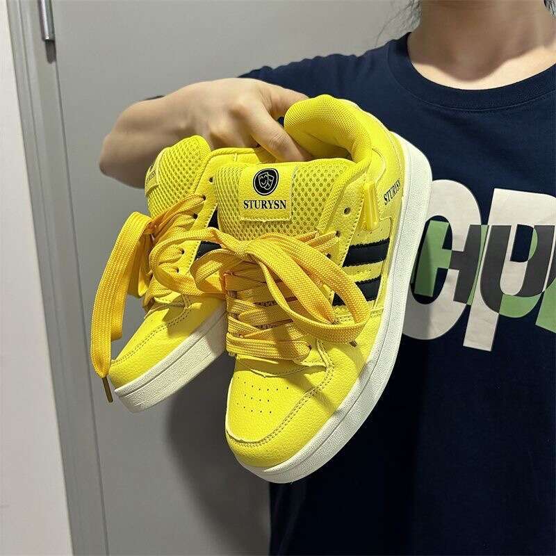 2025 New Student Casual Niche Unisex Couple Trendy Korean Version Ins Street Style Color Block Sneakers for Women