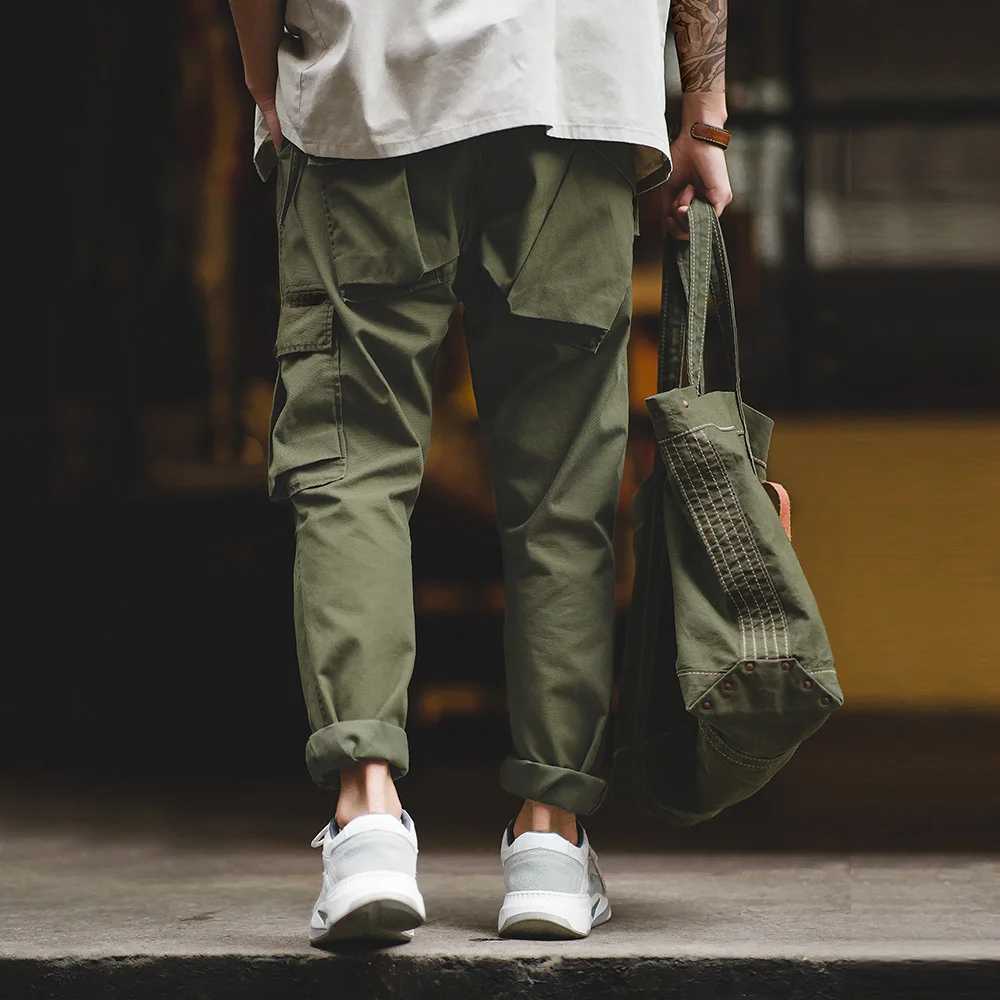 Maden Tactical Cargo Pants Green Multi-pocket Breathable Trousers Consuls Commando Training Trousers Techwear for Mens Pants XJ250618