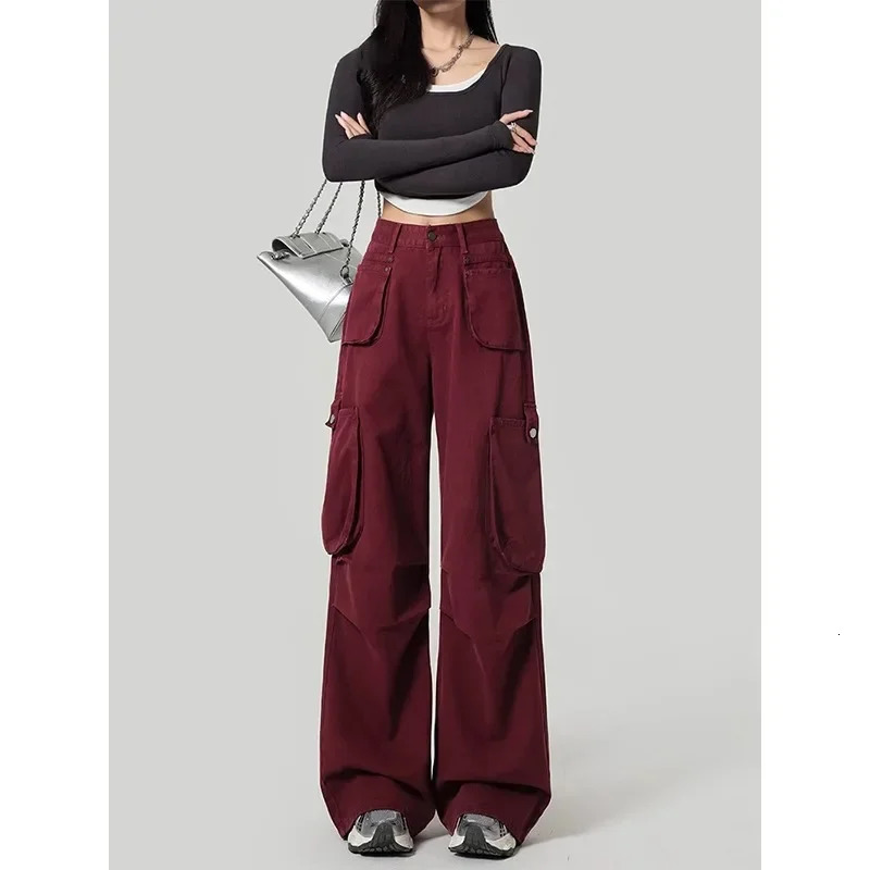 Plus Size Ancolar American Style LooseFit Jeans Womens Autumn2024 Bell Bottoms Plus Size Pants From China For Fashion And C 250609