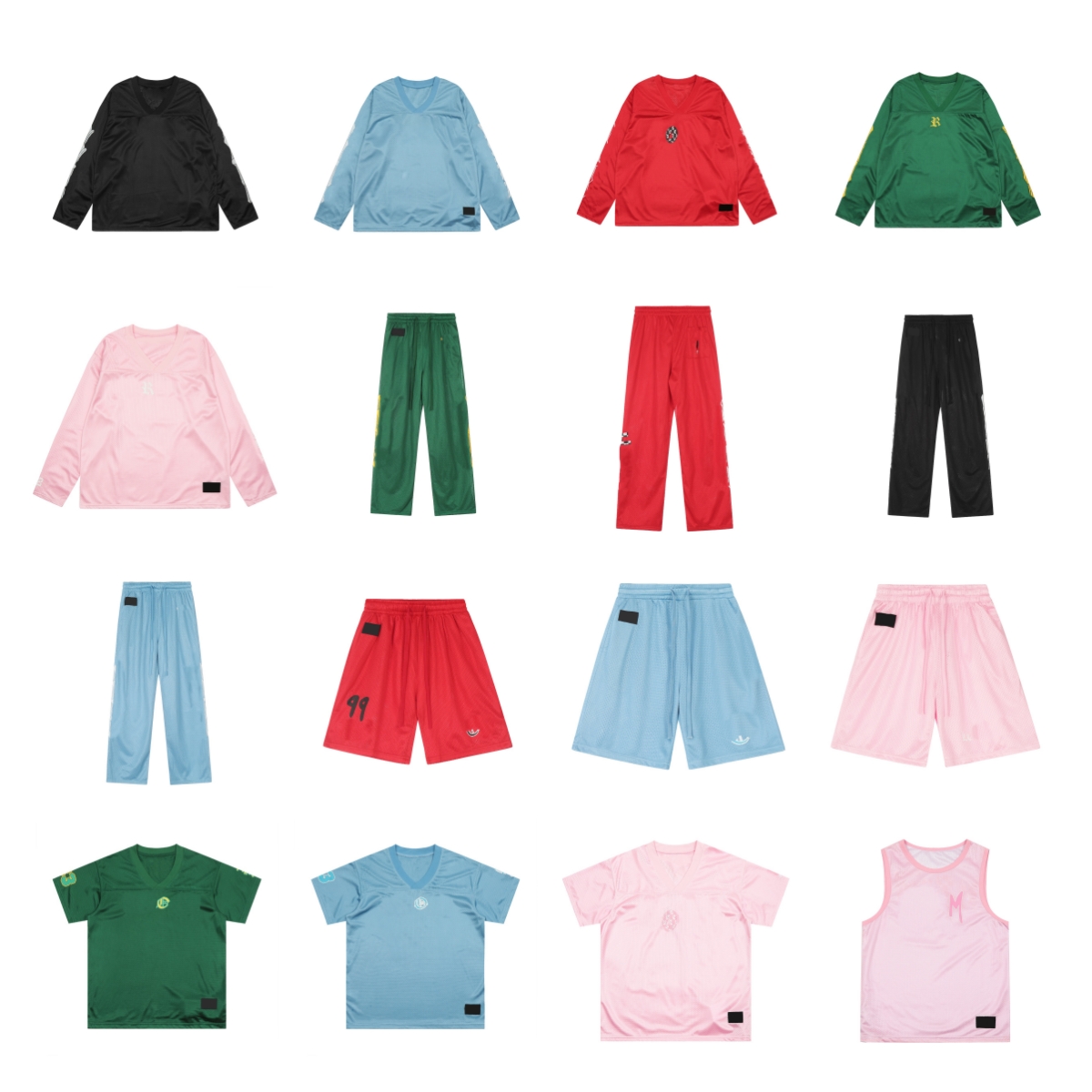 (Order by pic in opt, not by desc) Womens Mens Designers Breathable mesh quick-drying fabric short-sleeved shirts shorts long-sleeved T-shirts and l