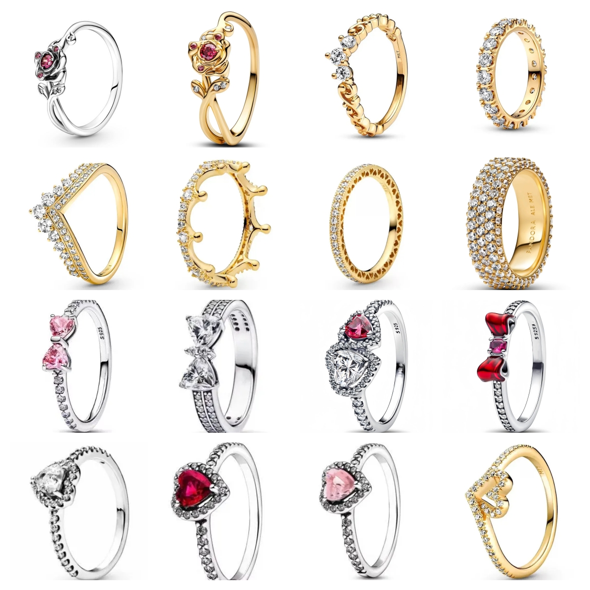 Designer Ring Women's Ring Silver Ring Gold Ring Beauty and Beast Ring Full Diamond Ring