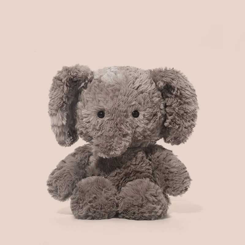 37cm Kaii Soft Plush Toys Elephant Baby Cute ffed low Appease Toy Birthday Gift Ro Decoration Y619 H260209-image-1094707420