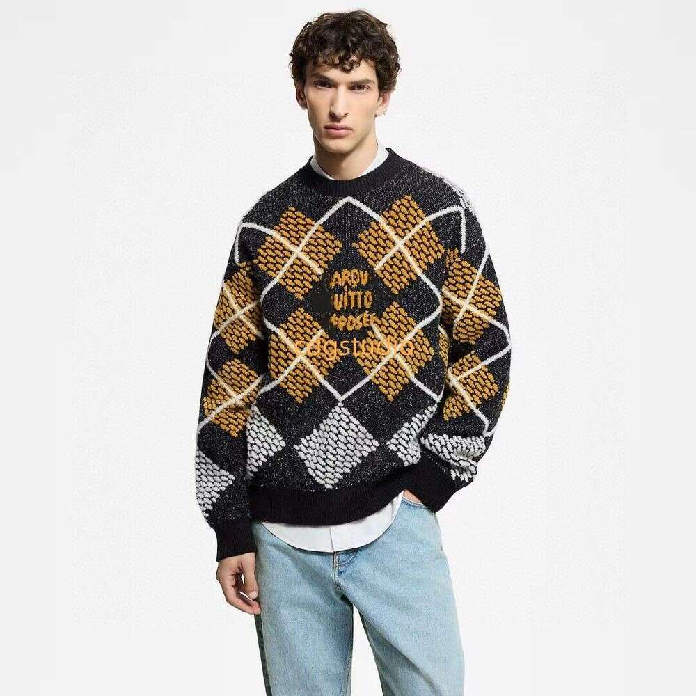 Designer men's pullover seasonal high-quality top hooded long sleeved jacket loose outdoor designer sportswear knitted cardigan sweater 6761