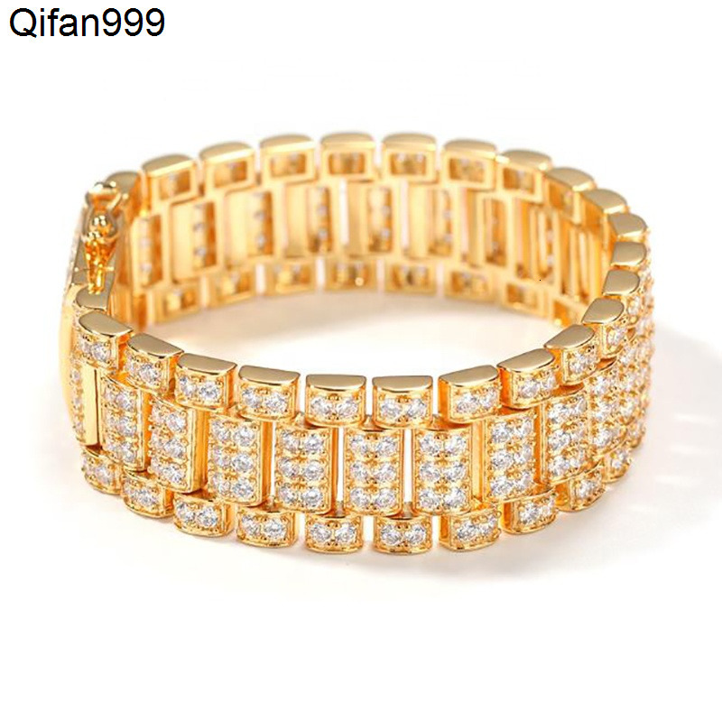 Fanciest Designer Silver Simple Mens Gold Bracelet Hip Hop