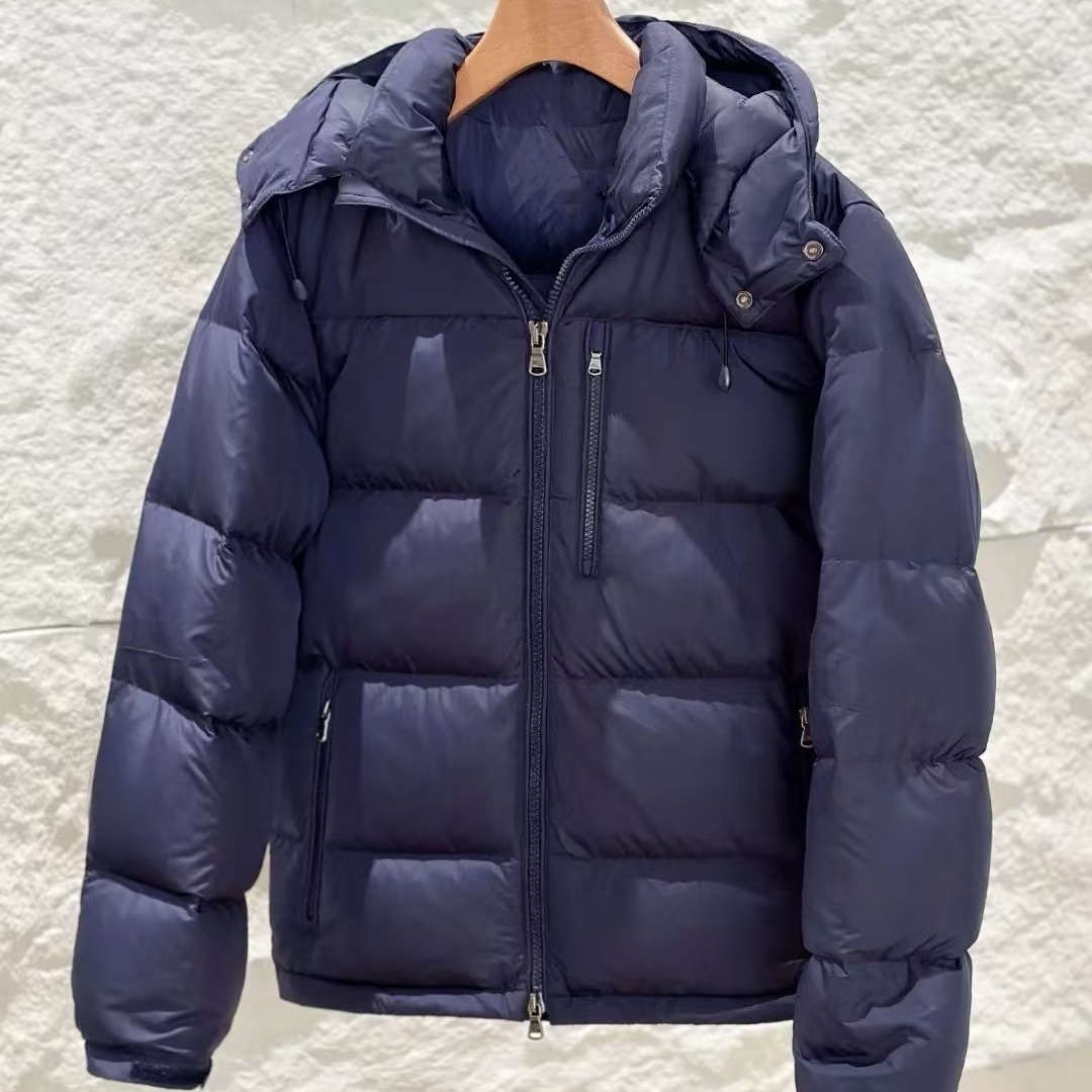 Mens down warm jacket fashionable windbreaker autumn winter jacket cold resistant White Duck Down-filled Fashion Puff jacket Warm Coat Outwear Fluff