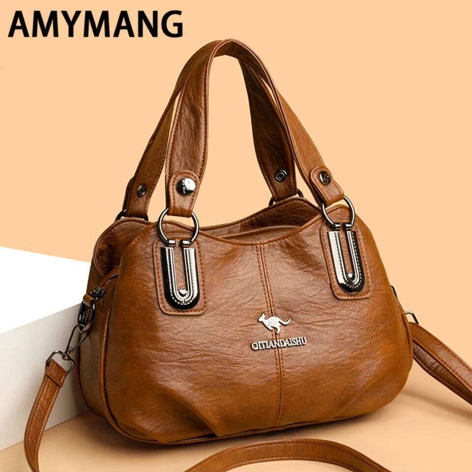 Women's Bags Designer 3 Layers Large Capacity High Quality Designer Handbags Soft Leather Ladies Shoulder Crossbody Bag For Women Sac