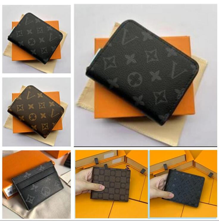 Top High Quality wallet man Credit designer Card Holder Paris style Designers Classic Mini Genuine Leather Card Holde luxurys designer Wallet men wa