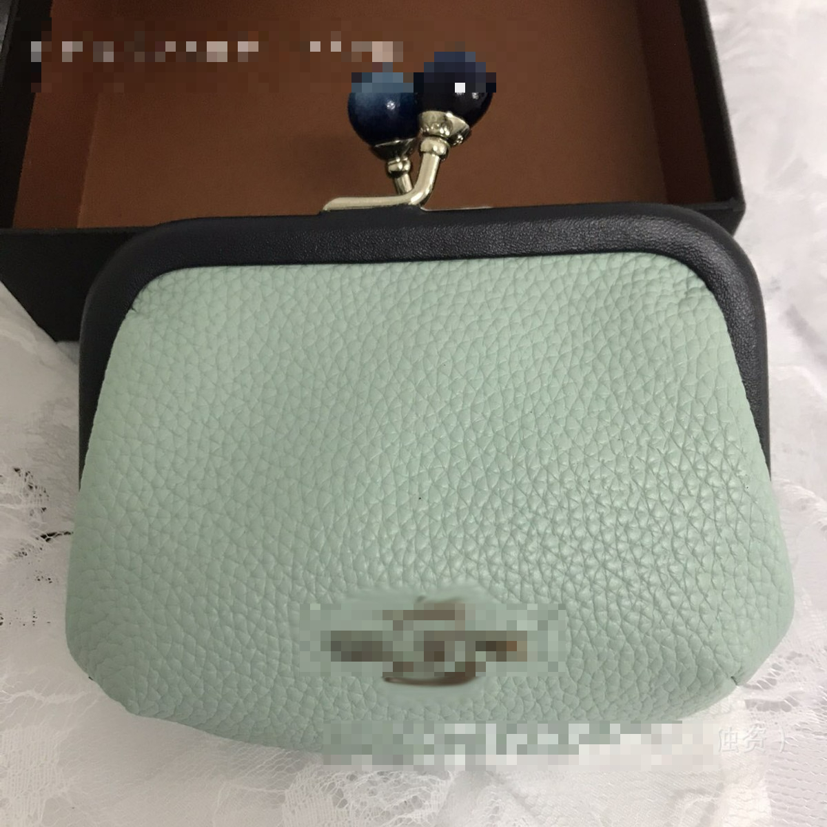 New Fashionable Popular Classic Hot Sale Women's PRSE Buckle Print Solid Color Wallet Striped Bag